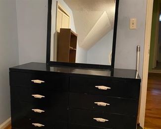 Midcentury Bassett Dresser + Mirror