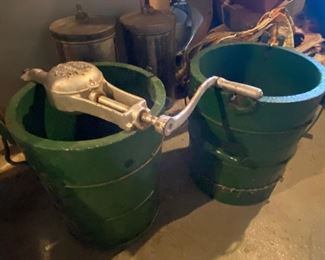 Old Ice Cream Freezers