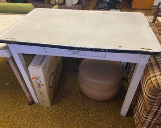 Enamel Top Kitchen Table