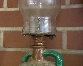 White House Apple made into Lamp