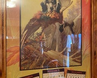 1940 Hunting Calendar