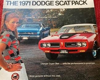 1971 Dodge Scat Pack Advertising