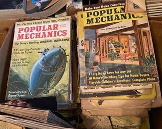 Lots of Vintage Mechanics Illustrated Magazines