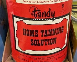 Vintage Tandy Home Tanning Solution