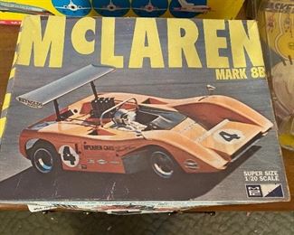 McLaren Model Kit with Assorted Parts and Pieces