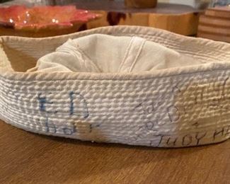 Signed WW2 Naval Hat