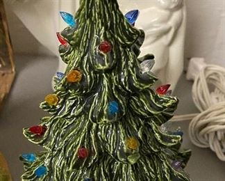 Small Porcelain Christmas Trees