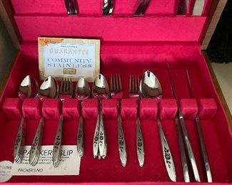 Stainless Flatware and Some Silverplate Flatware