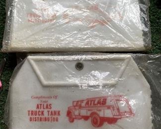 Atlas Truck Tank Advertising Scrapers