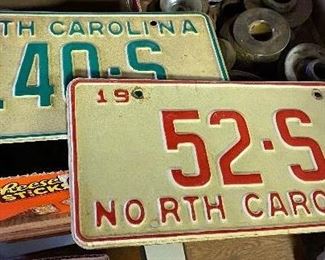 Custom N.C. License Plates