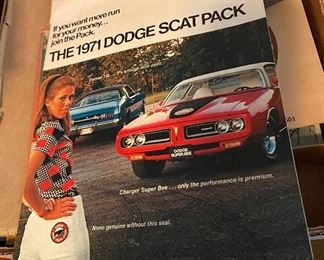 1971 Dodge Scat Pack Ad Brochure