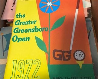 1972 GGO Program with Billy Casper Autograph
