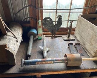 Hood Ornament, Sprayers, Aluminum Rooster