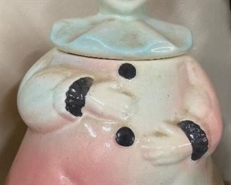 Figural Clown Cookie Jar