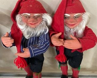 Vintage Arn Harsle Norwegian Christmas Gnomes/Elves