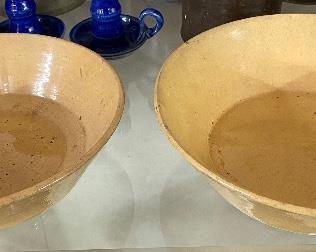 Old Yellow Ware Bowls