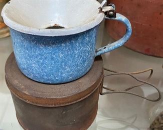 Blue and White Enamelware