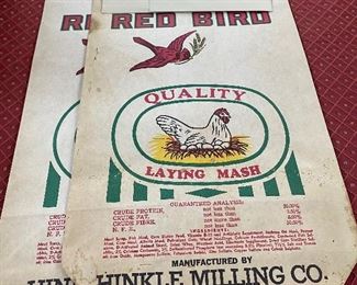 Hinkle Milling Red Bird Mash Bags