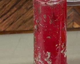 Old Glass Telephone Candy Container