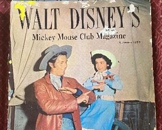Old Walt Disney Mickey Mouse Club Magazines