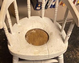 Vintag Child's Potty Chair