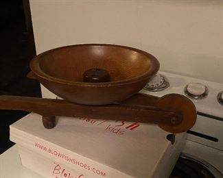 Another View of Wood Croftery Walnut Bowl