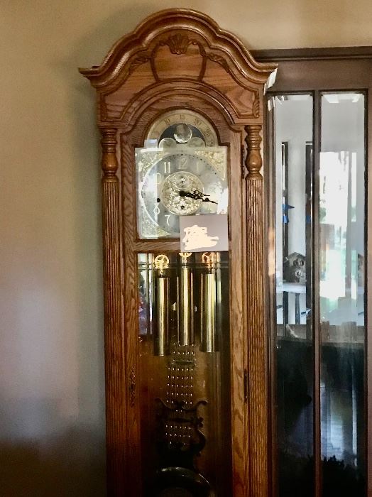 Lovely well kept Vintage grandfather clock.