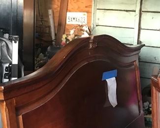 Vintage wooden headboard 