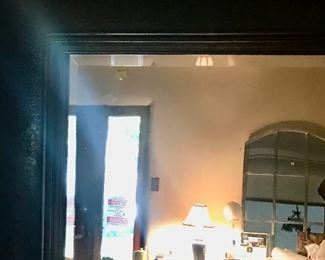 Lots of antique lamps and large mirrors!  