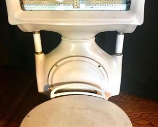 Old Yoledo meat scale! heavy  duty! There also is another heavy kitchen scale with free weights! 💕