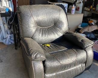 Two leather recliners are available.