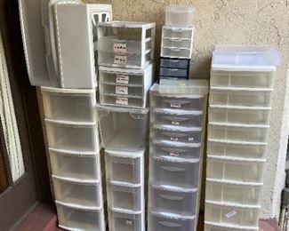 Lots of storage bins available! 