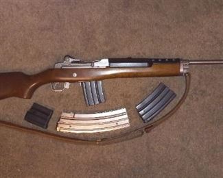 1980's Ruger Mini-14 Ranch Rifle .223 cal 