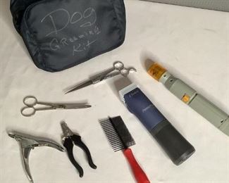 	
Dog Grooming Kit
Kit includes one Pedi-Paws, Oster Power Pro Ultra shearing tool. Also, are scissors, comb, and nail trimmers.