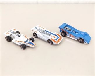 3 High Grade Original Hot Wheels Redline Indy Type Cars
