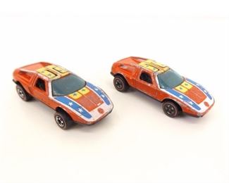 2 Original Hot Wheels Redline Mercedes Benz C-111