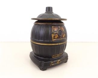Vintage McCoy Pot Belly Stove Cookie Jar