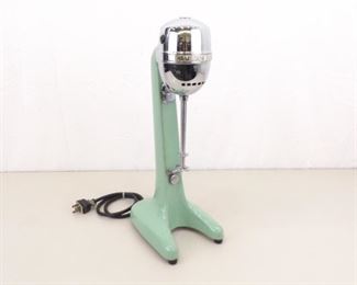 Vintage WORKING 1950's Hamilton Beach Jadite Enamel Milkshake Mixer