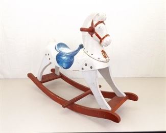 Vintage 1950's Harry The Hairless Horse Childs Rocking Horse