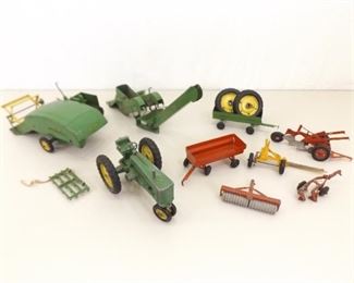 Lot of Vintage Die Cast etc. John Deere etc. Farm Toys