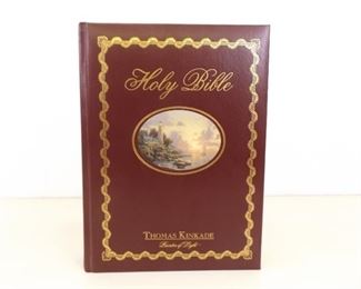 New Leather Bound Thomas Kinkade NKJV Illustrated Bible