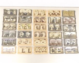 Lot of Antique Stereoview Cards