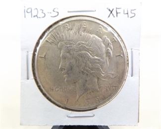 1923-S US Silver Peace Dollar