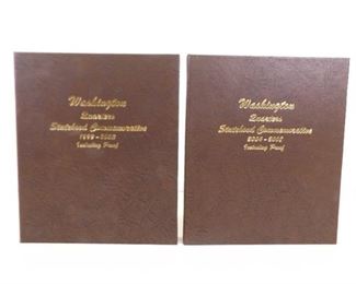 COMPLETE P-D-S SET of HIGH GRADE US Statehood Quarters in 2 Dansco Books