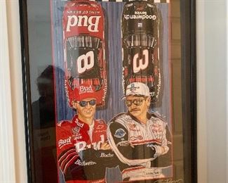 Dale Earnhardt Framed Wall Posters