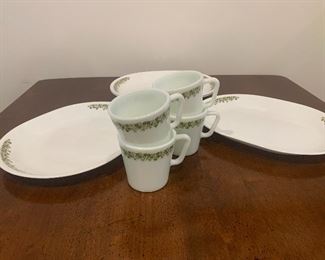 Pyrex and Correlle, Green Crazy Daizy