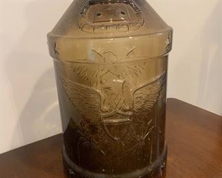 Large Brown Glass 5gal Jug