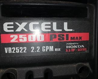 Power Washer, Honda 5.5HP