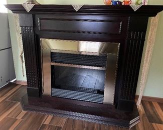 Electric fireplace for the upcoming cold days and nights.