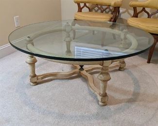 Round Glass Table 45 